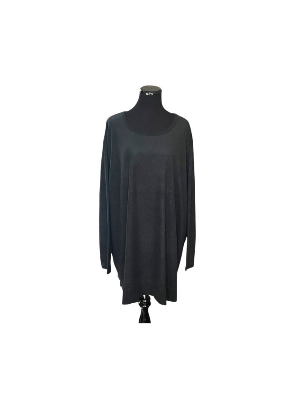 Woman Within Black Sweat Shirt - Women's Size 3X - NEW with tags - Picture 2 of 7